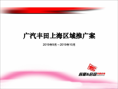 广汽丰田推广案-PPT文档资料