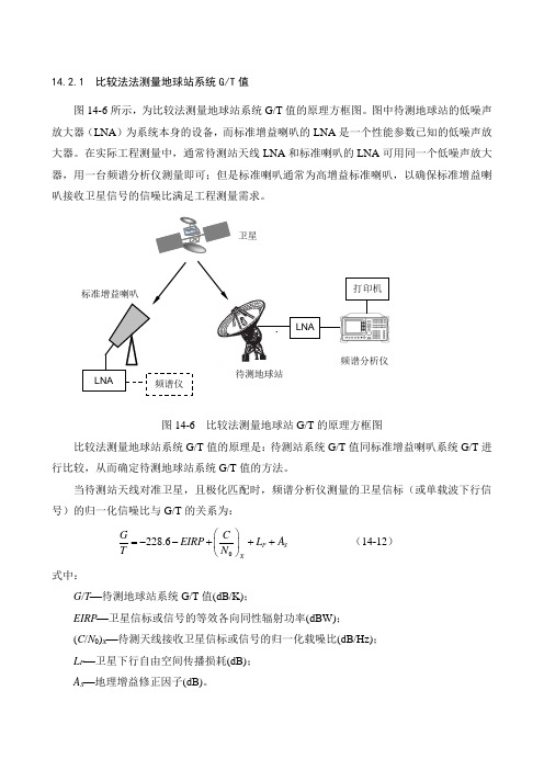 比较法测量地球站系统品质因数(G-T)