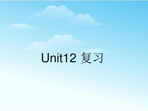 新人教版七年级英语下册《Unit_12_What_did_you_do_last_weekend？》复习课件.ppt