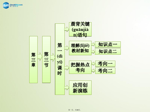 高中化学 第三章 第三节 第一课时 乙醇课件 新人教版必修2