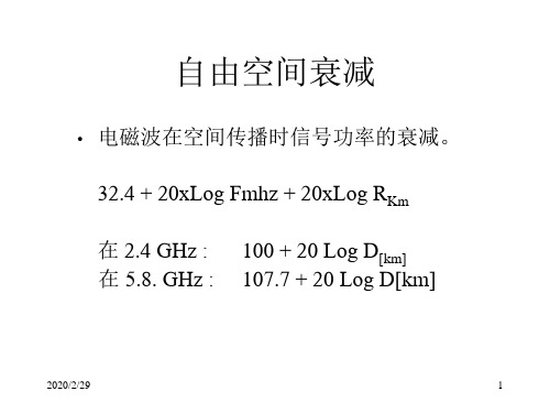 自由空间衰减