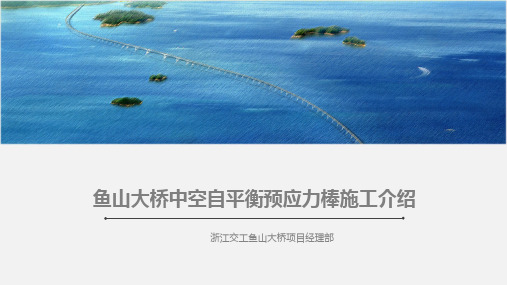 3  浙江交工   鱼山大桥中空预应力施工介绍