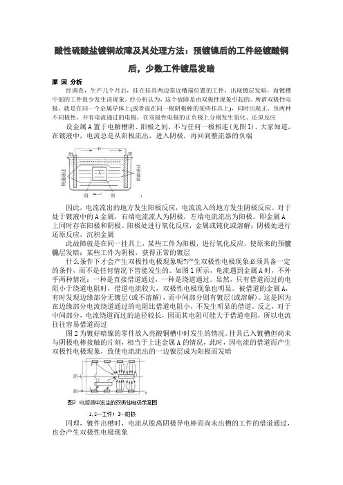 酸性硫酸盐镀铜故障及其处理方法5