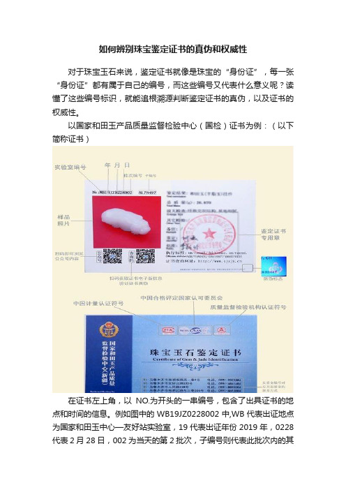 如何辨别珠宝鉴定证书的真伪和权威性