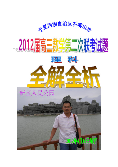 2012宁夏石嘴山市第二次联考数学试题(理科)全解全析