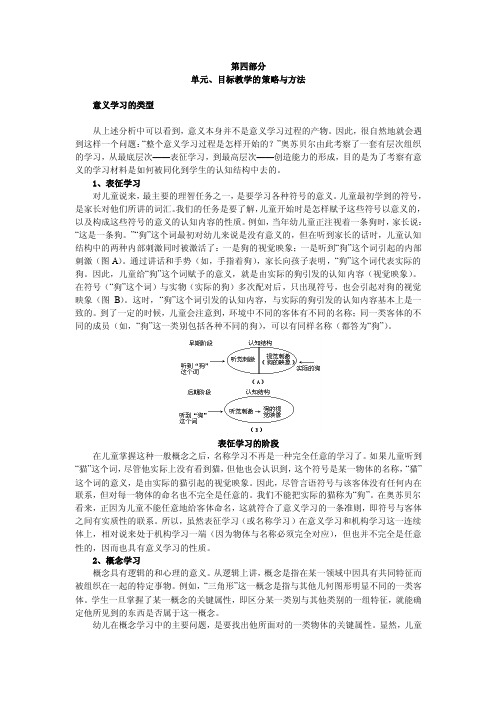 4单元、目标教学的策略与方法