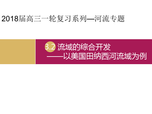 2018届高三一轮复习系列—河流专题ppt共34张