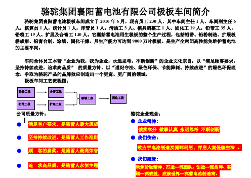 极板车间简介