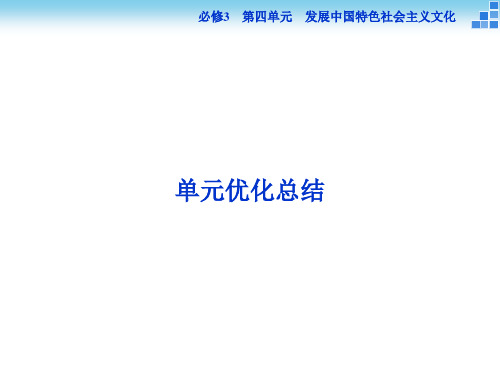 2016届高三政治大一轮复习课件 必修3第4单元单元优化总结