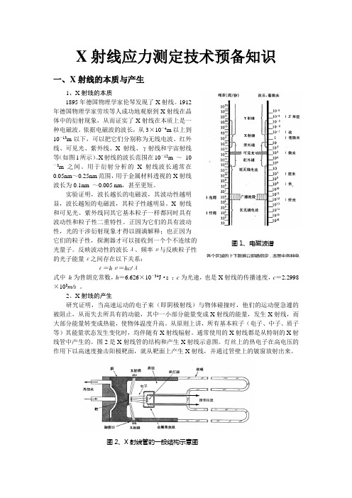 X射线应力测定技术预备知识