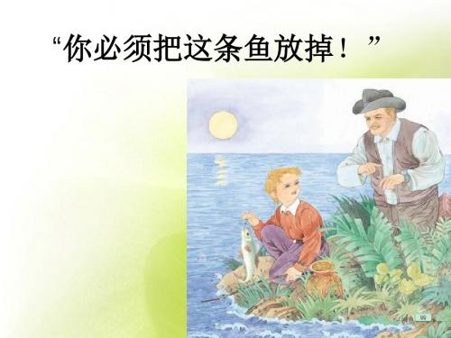 三年级下语文课件-你必须把这条鱼放掉-苏教版 (1)