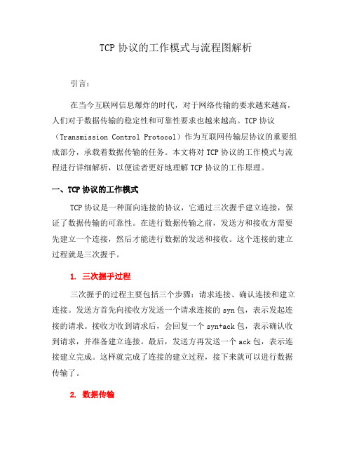 TCP协议的工作模式与流程图解析