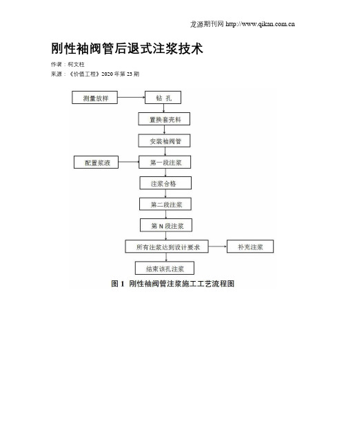 刚性袖阀管后退式注浆技术