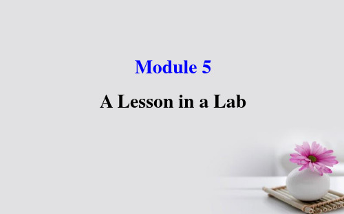 2018年高考英语一轮复习Module5TheConquestoftheUniverseALessoninaLab课件外研版必修1
