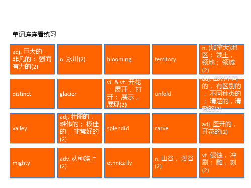 Unit1单词连连看22-23高中英语牛津译林版选择性必修第三册