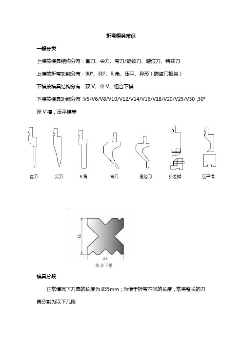 折弯模具常识-1