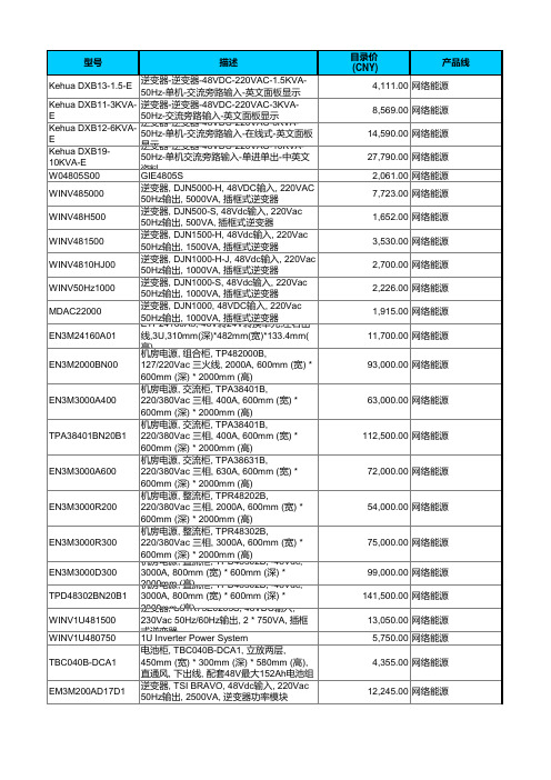 华为最新全系产品线型号速查