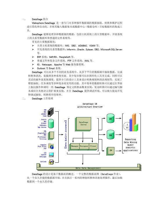 DataStage V7.5 学习总结