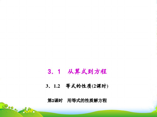 人教版七年级数学上册《3.1从算式到方程》课件1