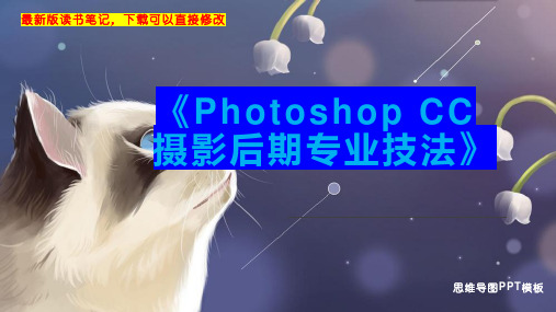 《Photoshop CC摄影后期专业技法》读书笔记思维导图