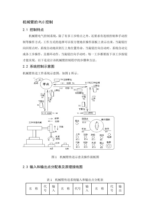 机械臂的PLC控制