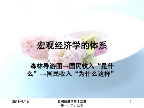 宏观经济学第十三章1-3简单国民收入决定理论(精)