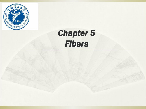 高分子材料与应用(英文版) Chapter 5 Fibers