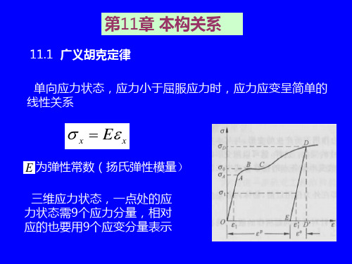 第11章-弹塑性力学--本构关系