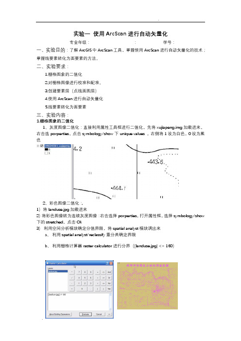 ArcGIS专题操作之-自动矢量化