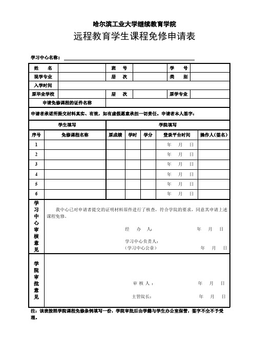 哈尔滨工业大学继续教育学院