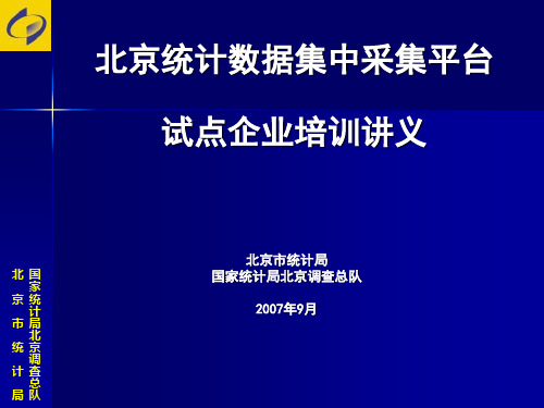 国家统计局北京调查总队(精)