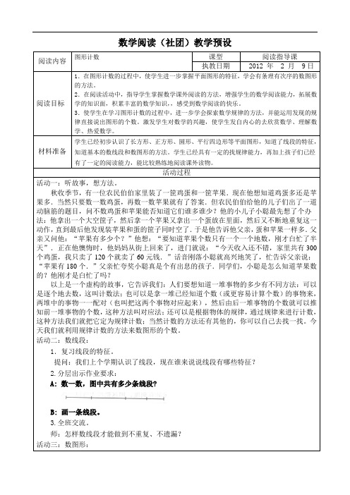 图形计数教学文档