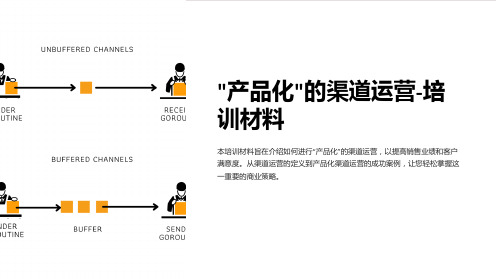 “产品化”的渠道运营-培训材料