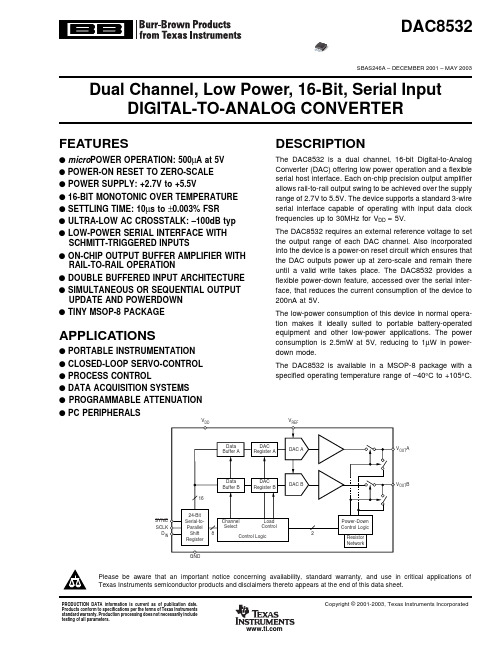 DAC8532IDGKR中文资料