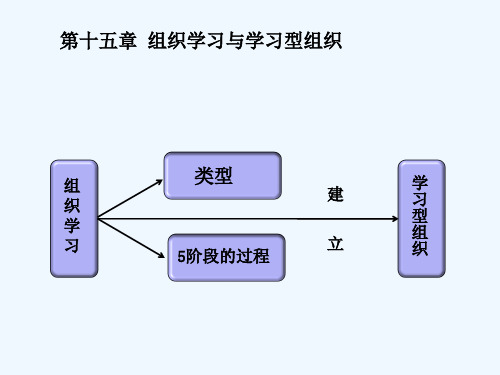 组织学习与学习型组织讲义