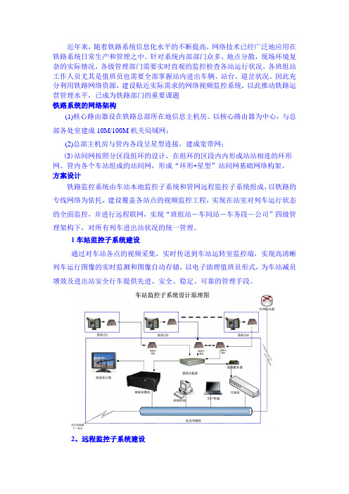 铁路监控--铁路远程综合视频监控V20