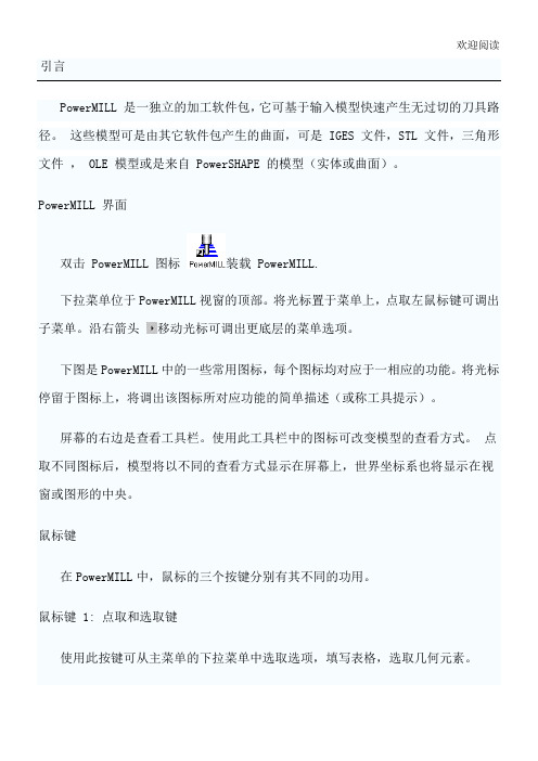 Powermill中文教程全集