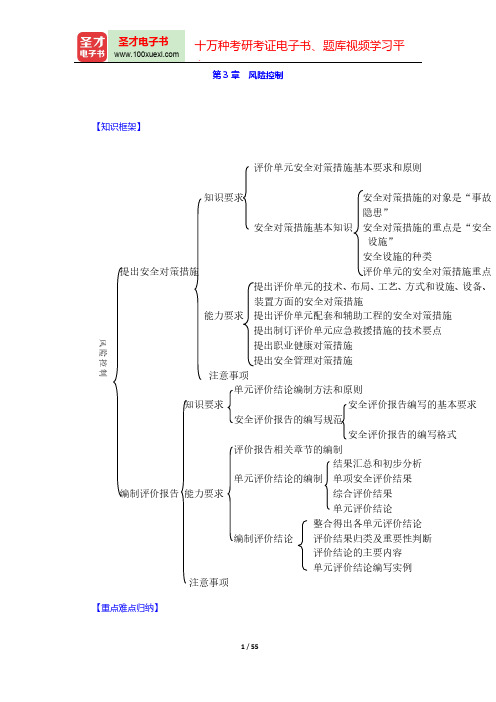 安全评价师《国家执业资格(三级)》风险控制【圣才出品】