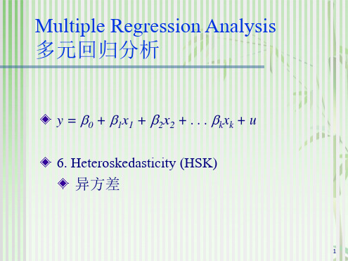 多元回归分析异方差(共75张PPT)