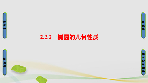 高中数学第2章圆锥曲线与方程2.2.2椭圆的几何性质课件苏教版选修1-1