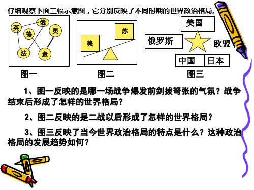 专题复习20世纪世界政治格局的演变课件汇编