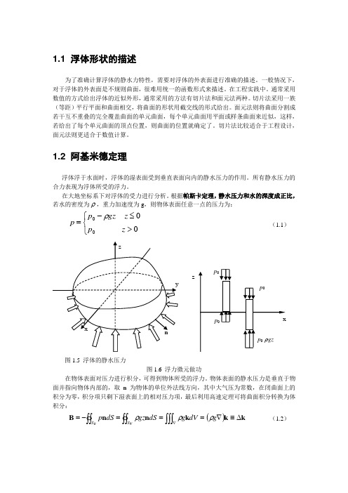 船舶静力学