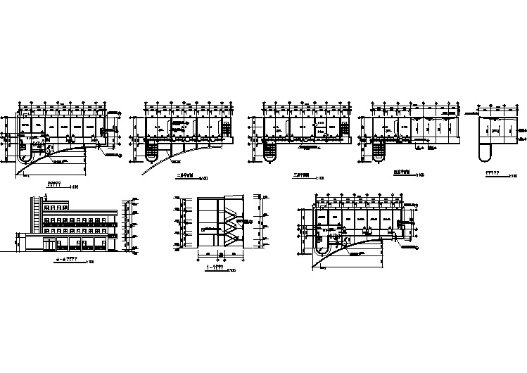 一套小学教学楼全套建筑设计CAD施工图