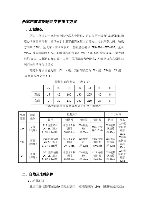 钢筋网施工方案【精品施工资料】