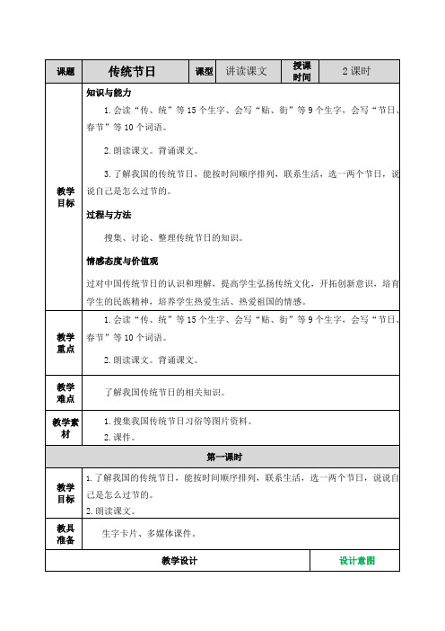 23年春统编版语文二年级下-教案(21)