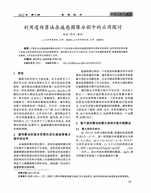 利用遗传算法在遥感图像分割中的应用探讨