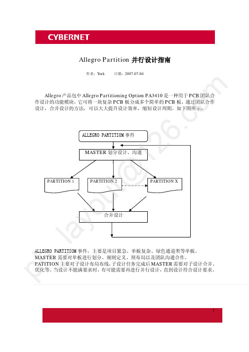 Allegro Partition并行设计使用指南_York_教程