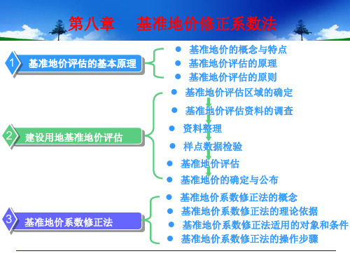 第八章  房地产估价方法之基准地价修正系数法