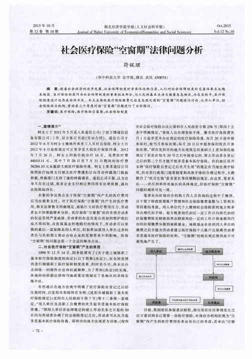 社会医疗保险“空窗期”法律问题分析