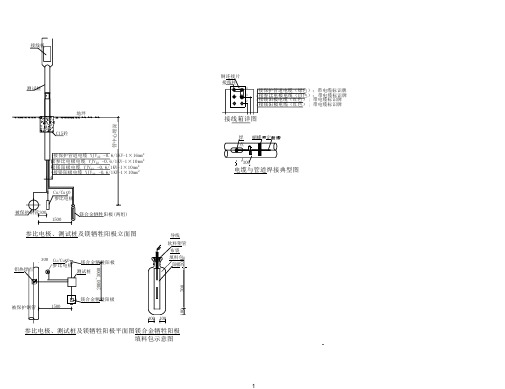 牺牲阳极安装图纸
